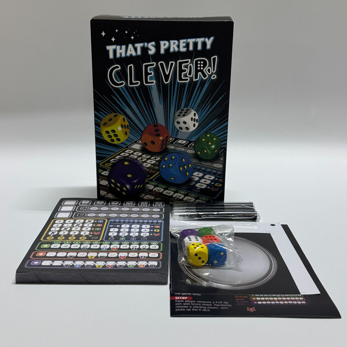 Cross-border new product: That's Pretty Clever, a dice rolling board game designed for smart thinkers