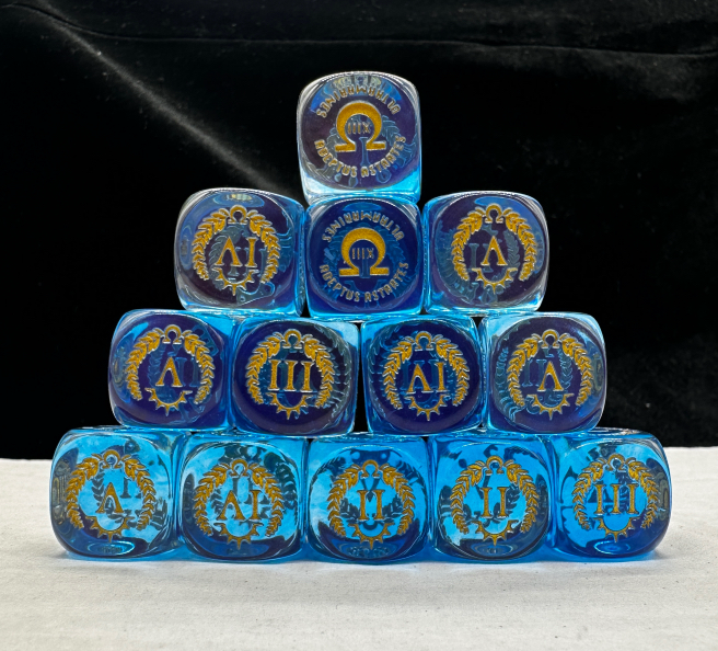 Ultraman Dice, U-Team Dice, Warhammer 40K Dice, Used Warhammer Dice, WARHAMMER Board Game Dice