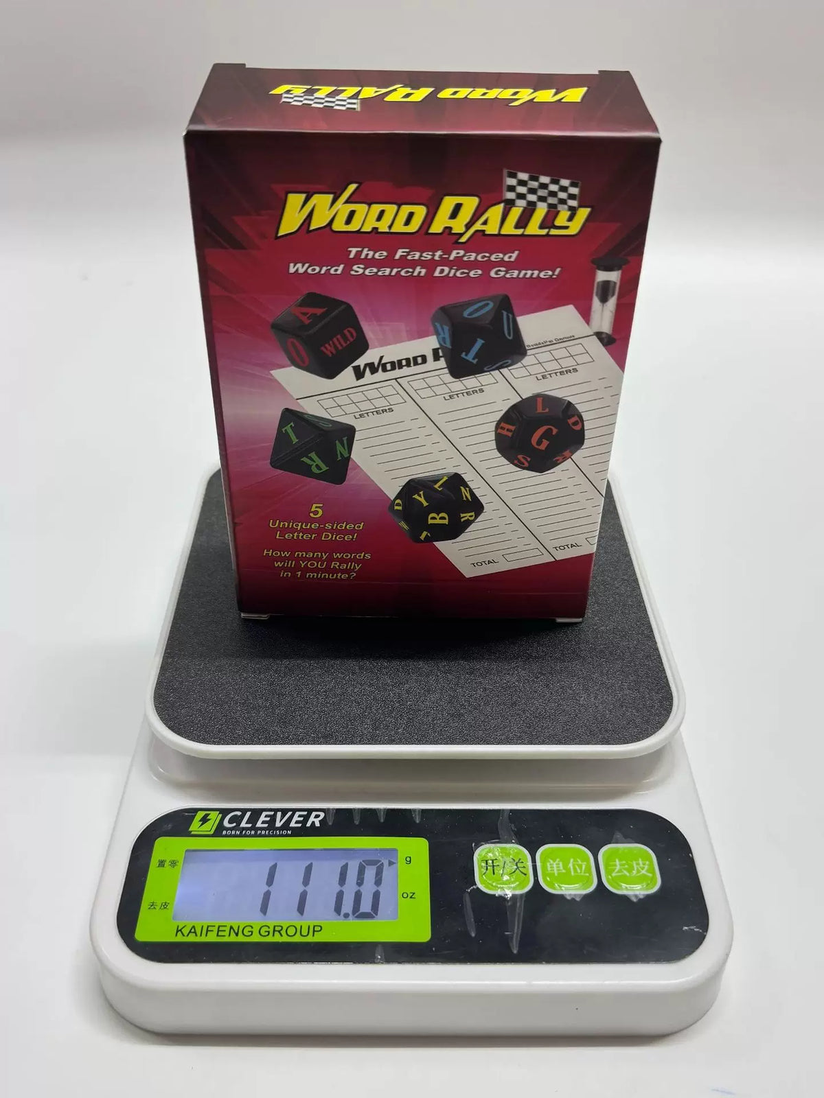 Cross-border Word Rally fast-paced spelling family dice game with 5 different role-playing alphabet games