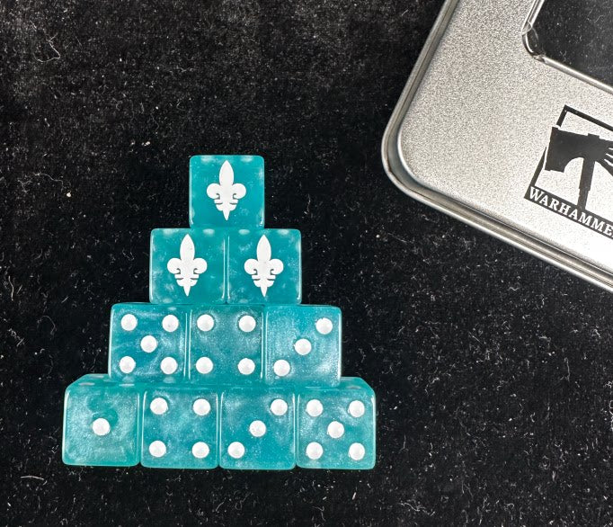 Adepta Sororitas Dice – Battle Nun Warhammer 40K Dice Set