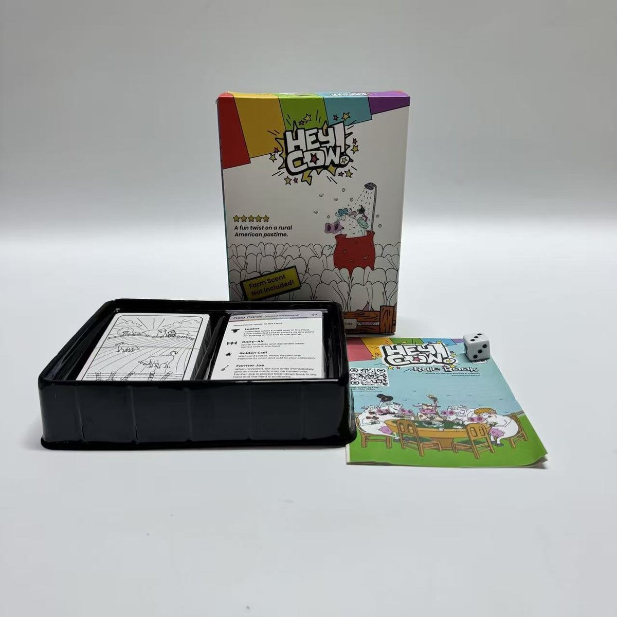 Cross-border Hey Cow farm themed strategy card games for parent-child family interactions and card board games for children and adults