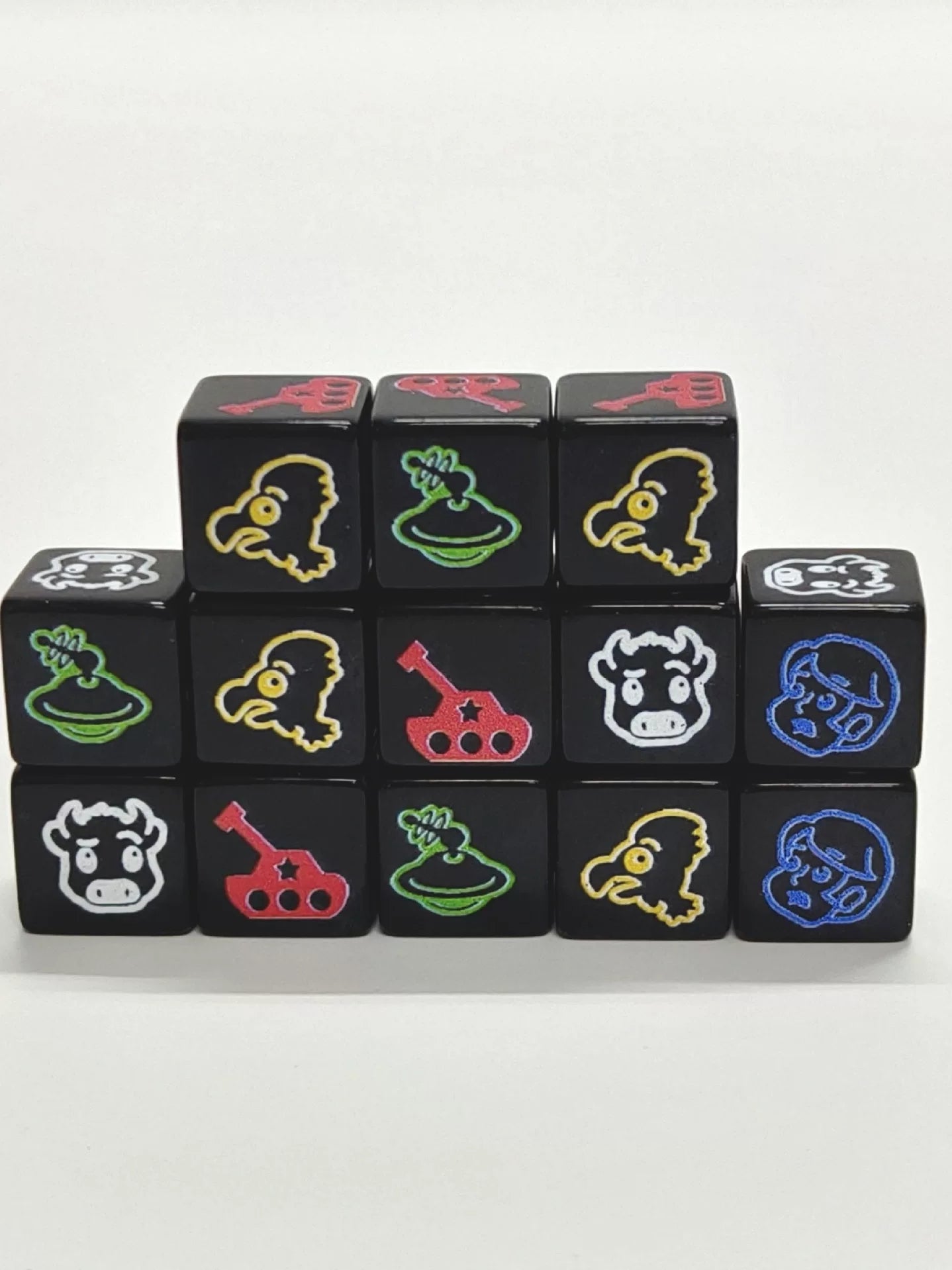 Martian Dice Mars Dice, a crazy alien invasion game, a pressing dice game