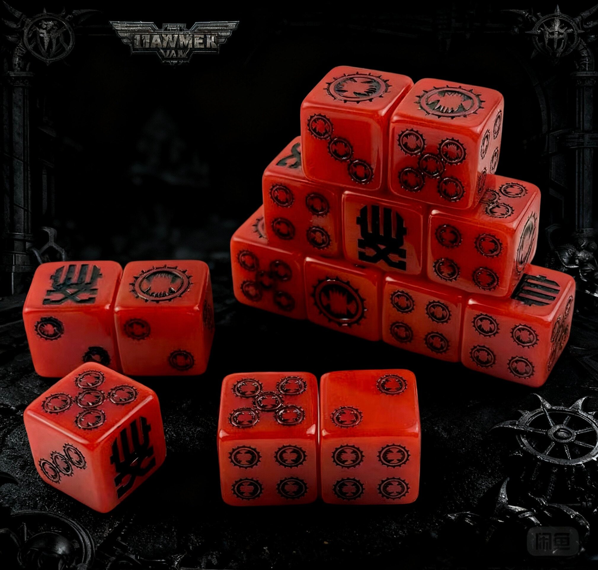 World Swallower Dice Set – Warhammer 40K AoS HH Board Game Dice | 10/15/20 Pieces