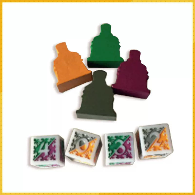 Bailong toy board game Coimbra dice box expansion card strategy casual entertainment board game English version