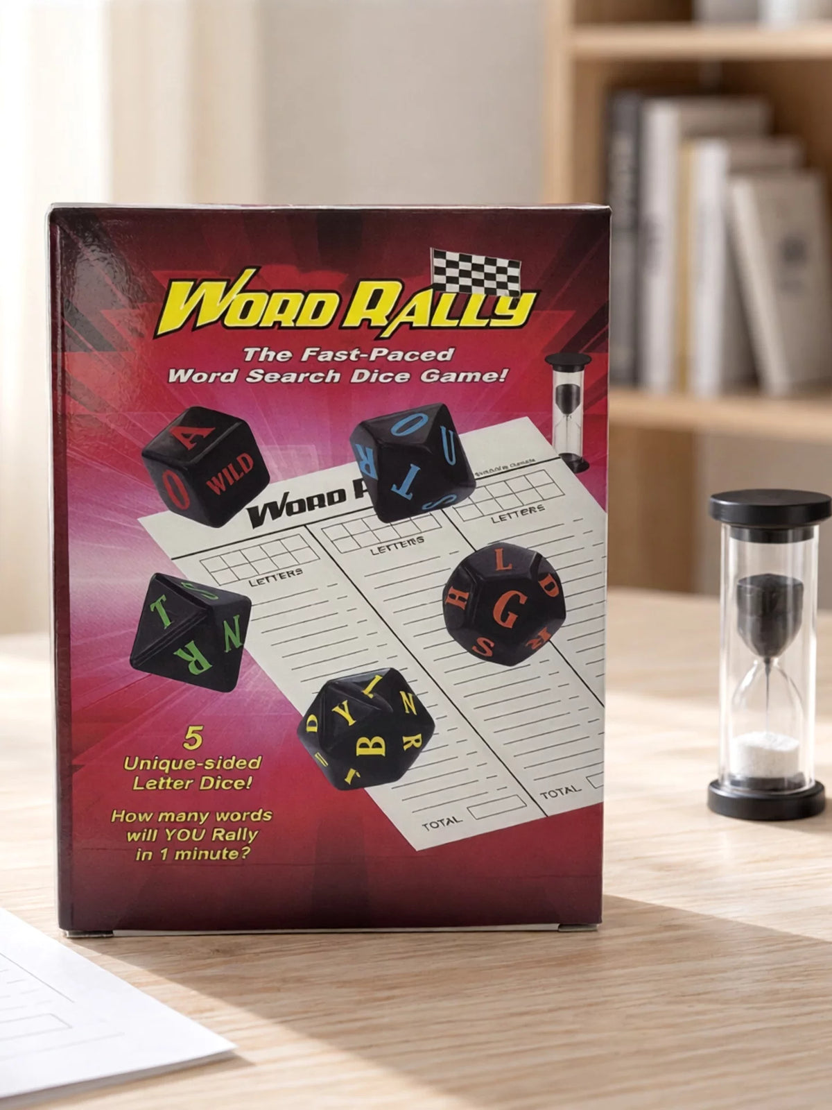 Cross-border Word Rally fast-paced spelling family dice game with 5 different role-playing alphabet games