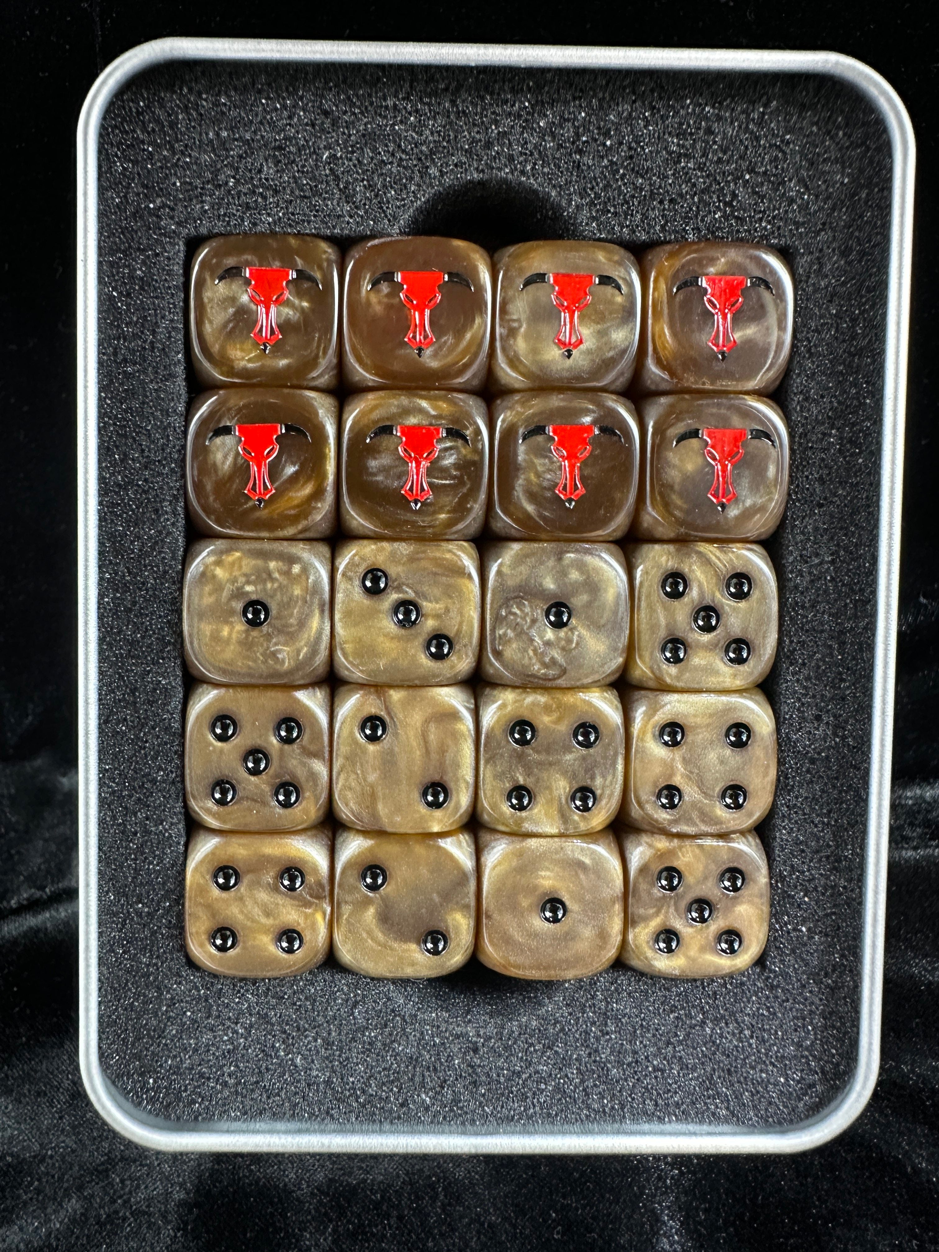 Warhammer 40K Minotaurs Chapter D6 Dice