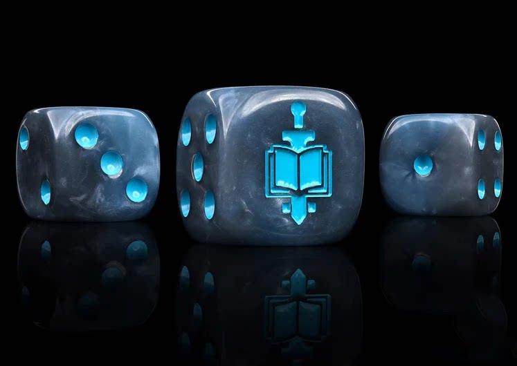 Grey Knights Dice Set | Warhammer 40K, AOS & Old World Tabletop Dice