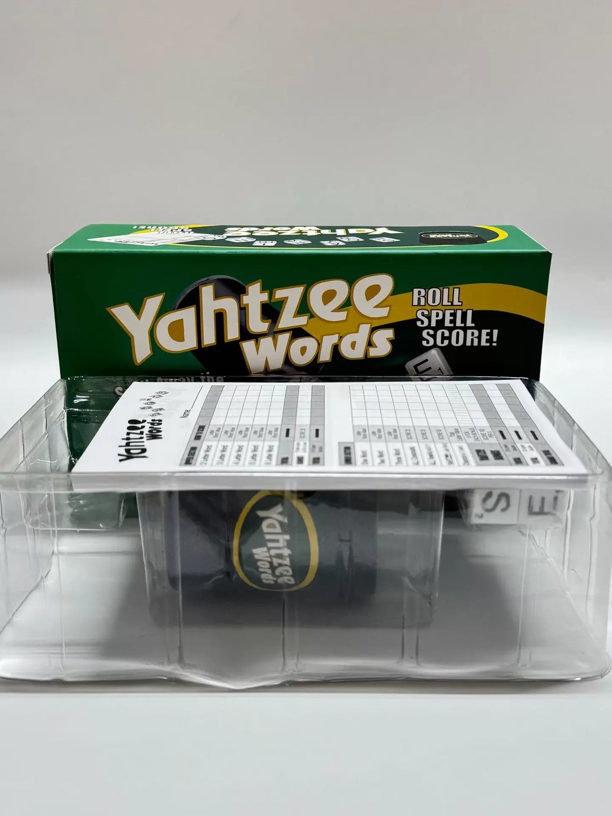 The new Winning Moves Yahtzee text game is suitable for gatherings with 2 or more players
