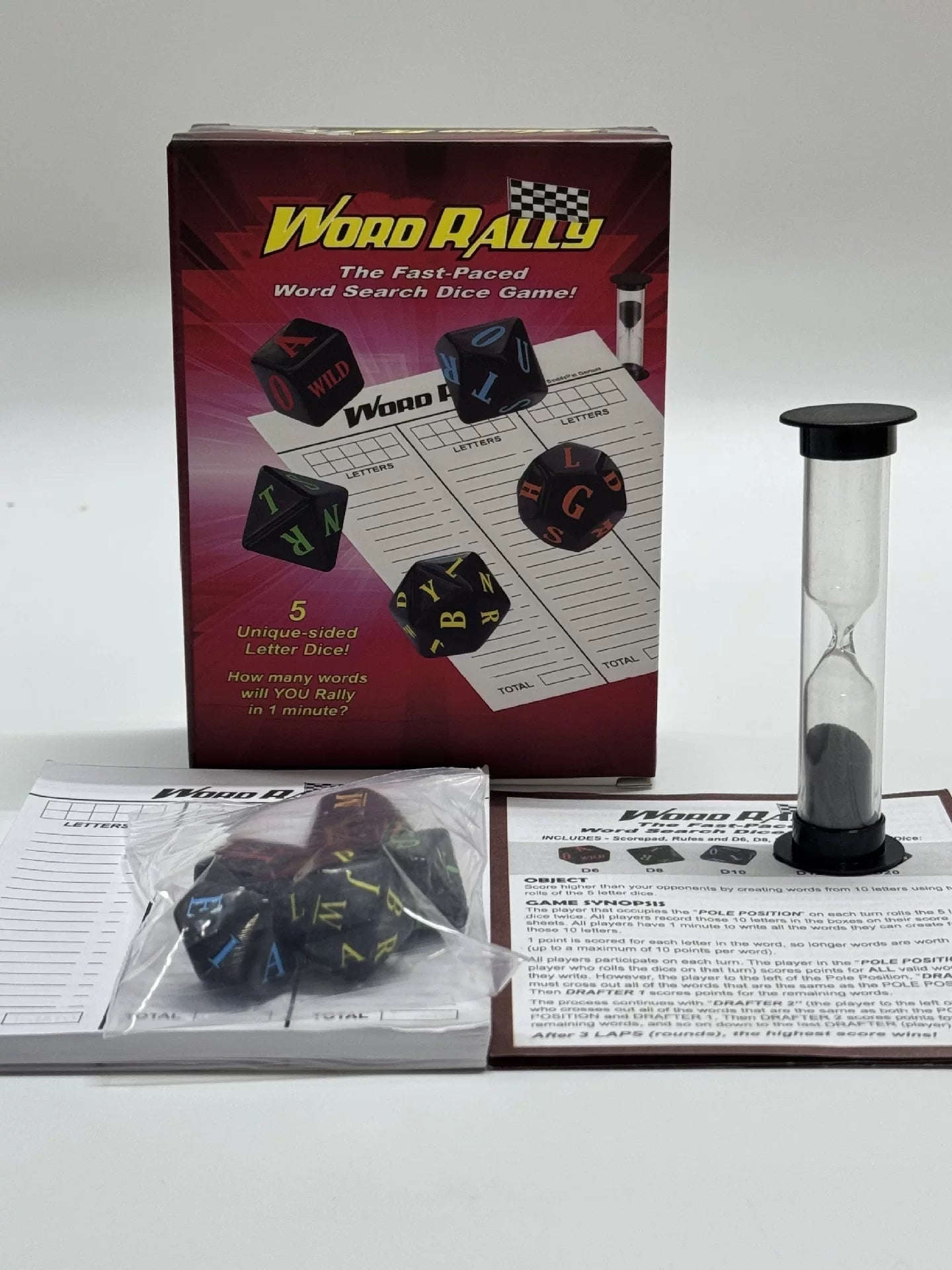 Cross-border Word Rally fast-paced spelling family dice game with 5 different role-playing alphabet games
