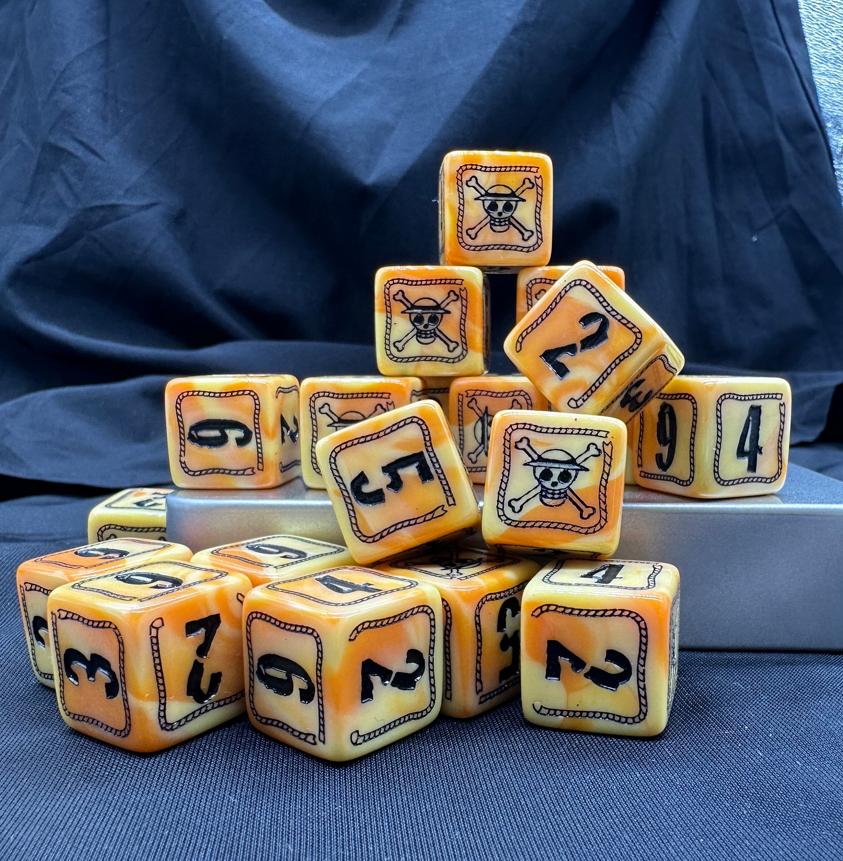 18mm One Piece Game D6 Dice