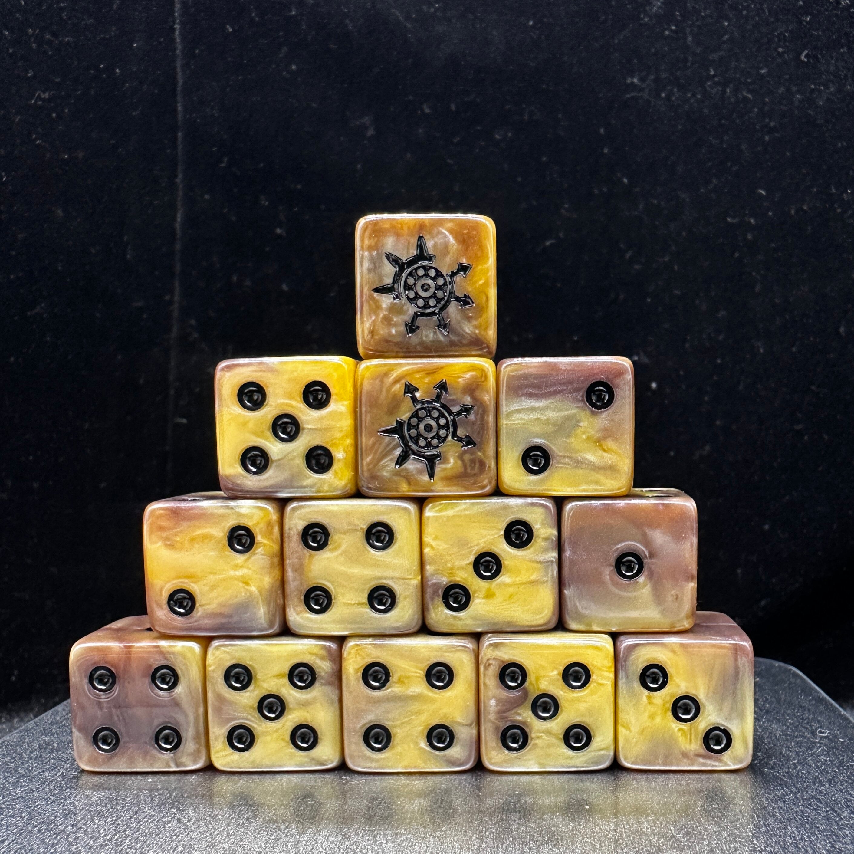 Warhammer 40K Vashtorr the Arkifane Acrylic D6 Dice