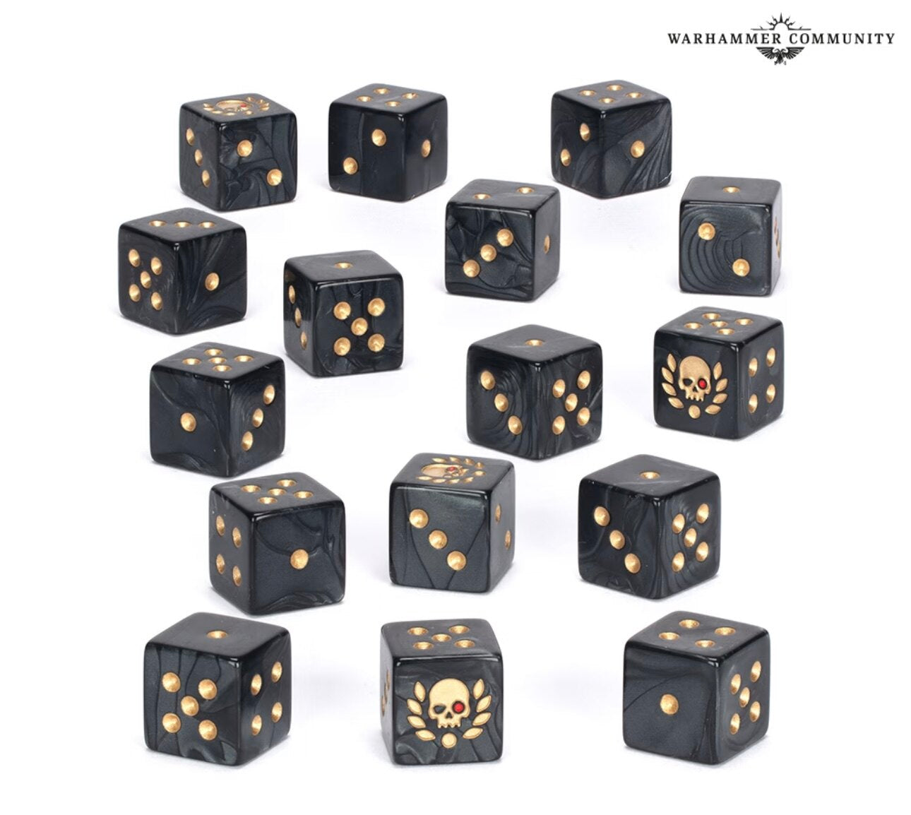 New Warhammer Astral Army Commissar Jarick Dice Set Warhammer Dice Warhammer 40k Dice