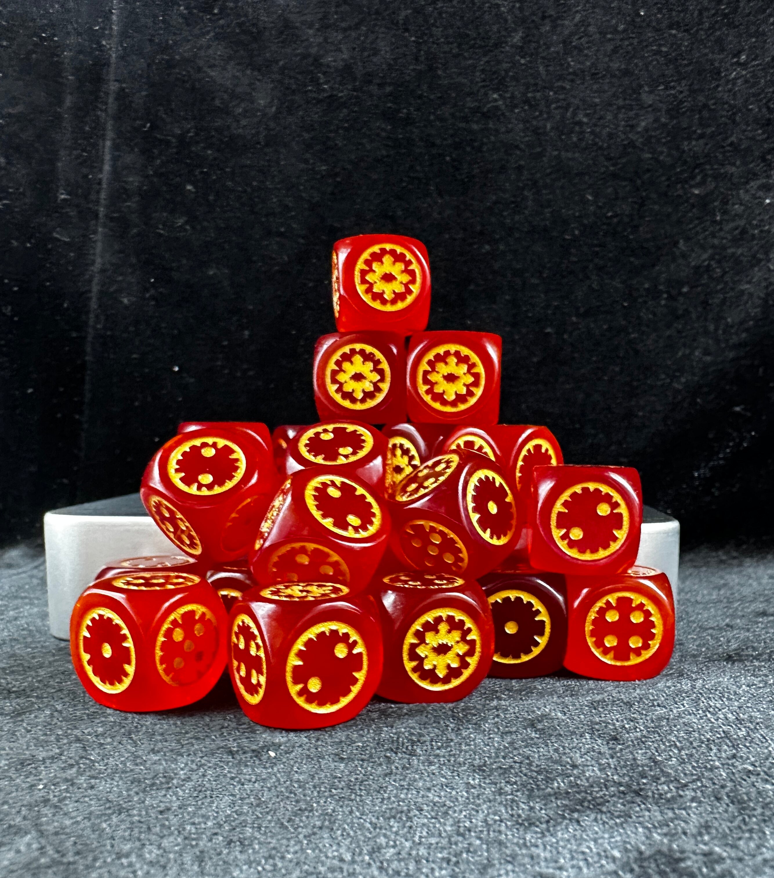 Warhammer 40K World Eaters Red D6 Dice