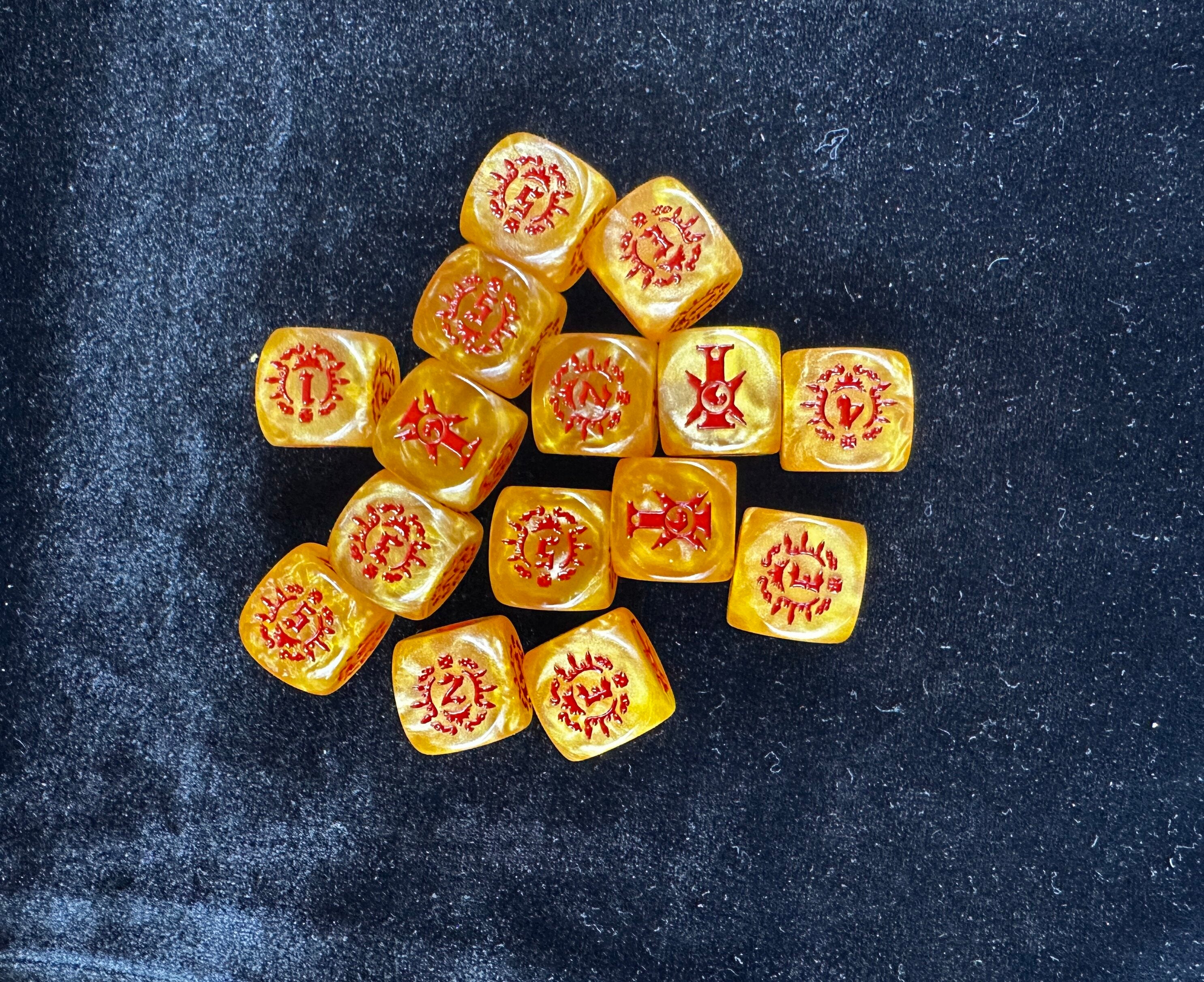 Warhammer Dice Elite Army 2.0 Warhammer 40k Warhammer Imperial Guard Dice 6-sided Dice Run Group Pieces