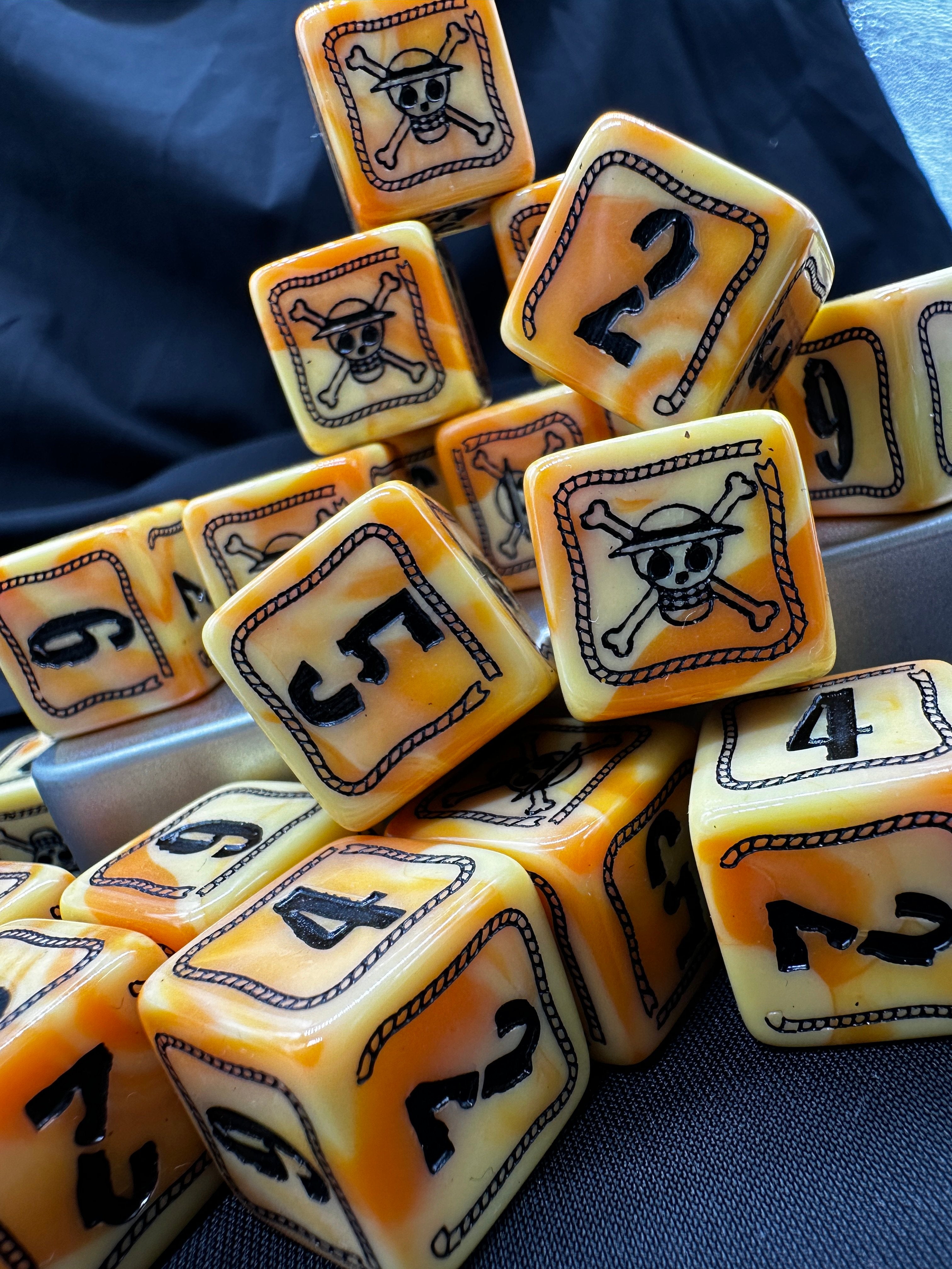 18mm One Piece Game D6 Dice