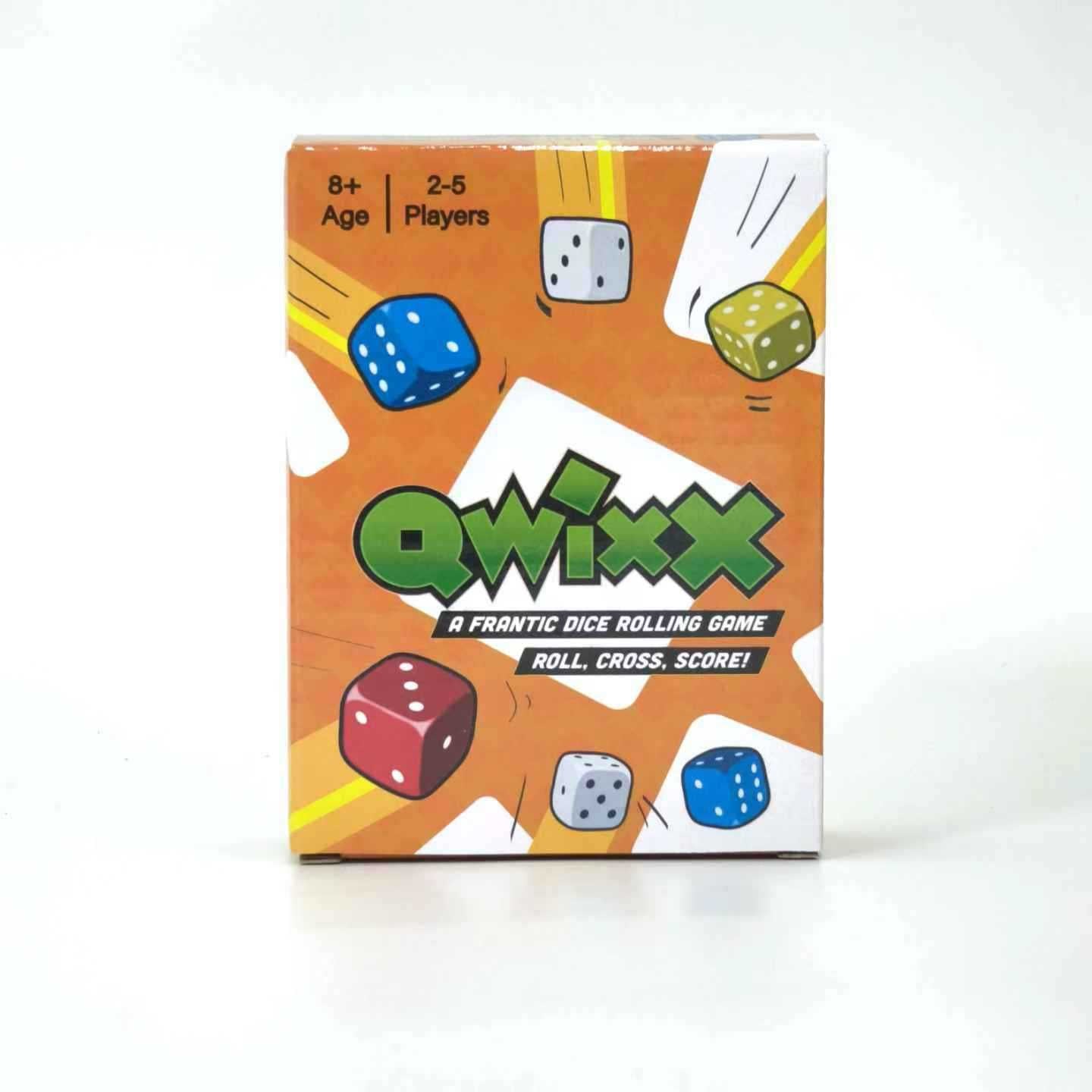 Qwixx-Fast Family Dice Game Parent-Child Interactive Family Reunion Puzzle Tabletop Toy Cross-border Hot Seller