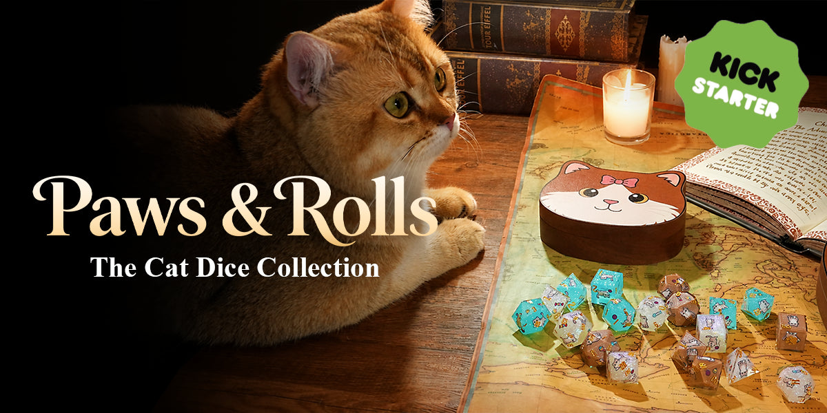 Paws & Rolls: The Ultimate Cat Dice set Collection | Bear Dice