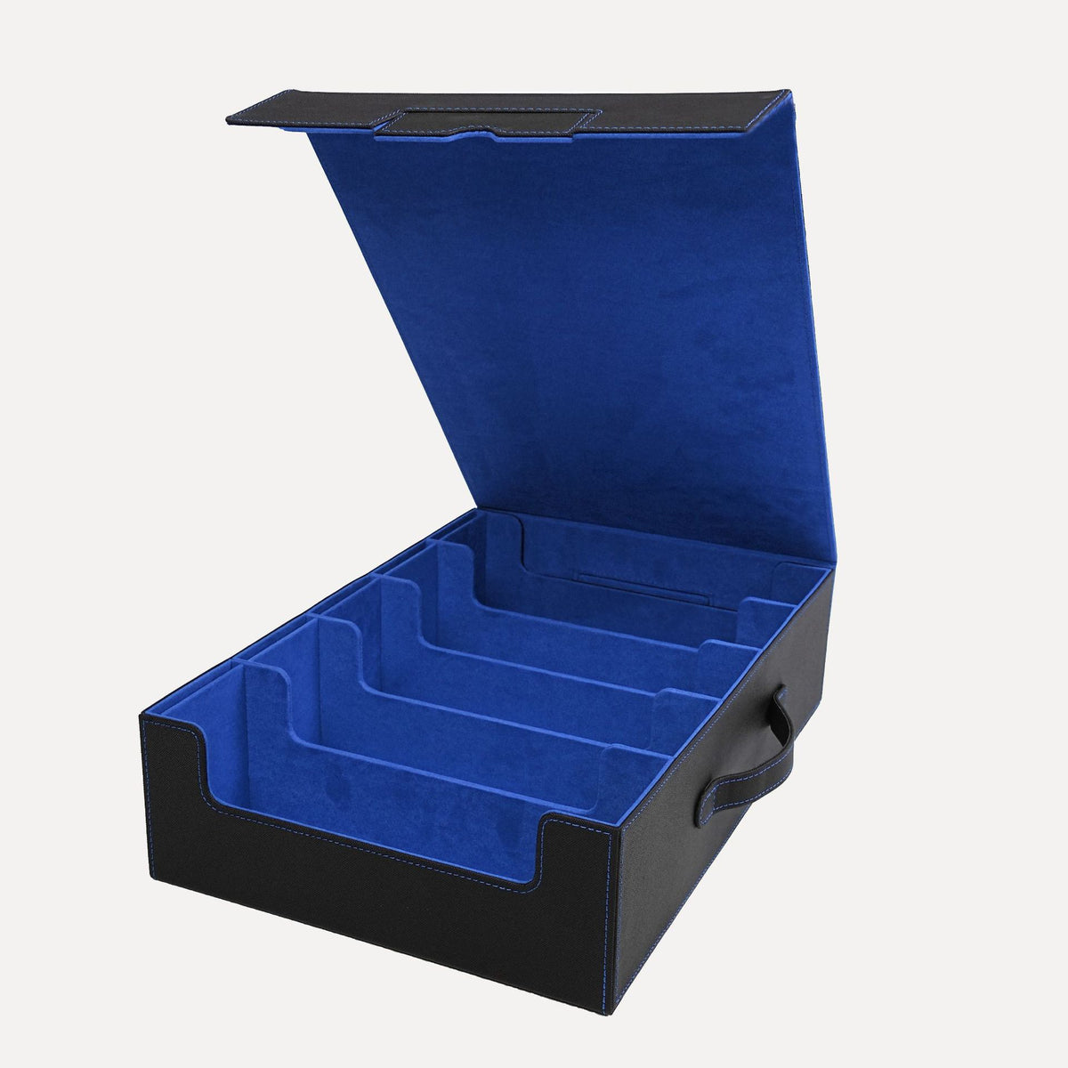 5-Row Portable Magic: The Gathering Commander Card Storage Box with Window