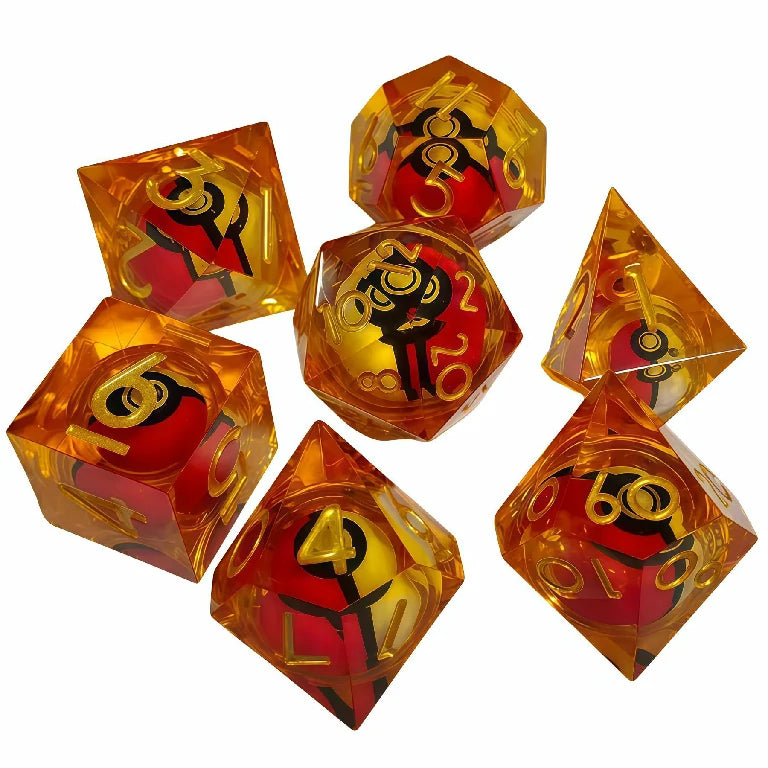 Pokémon Poké Ball DND Resin Dice Set