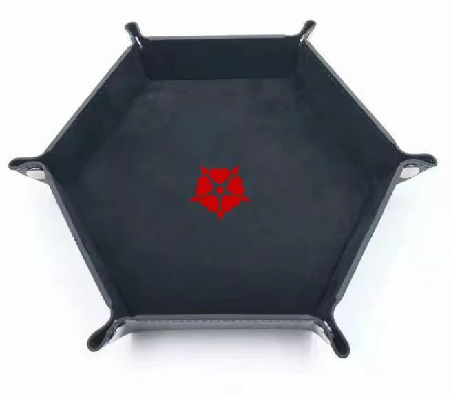 Warhammer Age of Sigmar Nighthaunt Black Leather Dice Tray | Bear Dice
