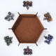 Acrylic Star Glitter DND Dice Set + Dice Tray