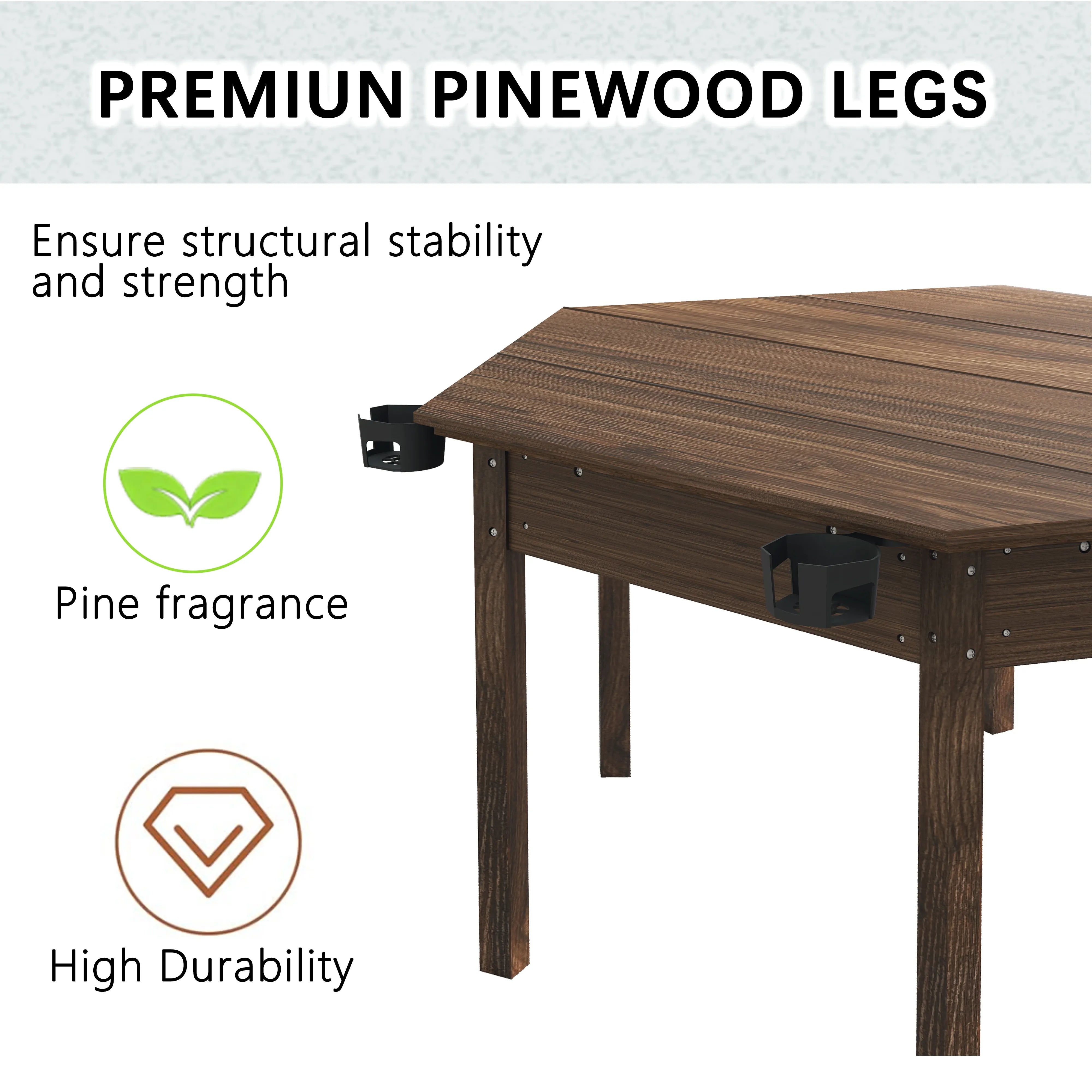 board game table Board Game Table / Game Table for 6 Players, Hexagon Gaming & Dining Table with Removable Table Top - Bear Dice