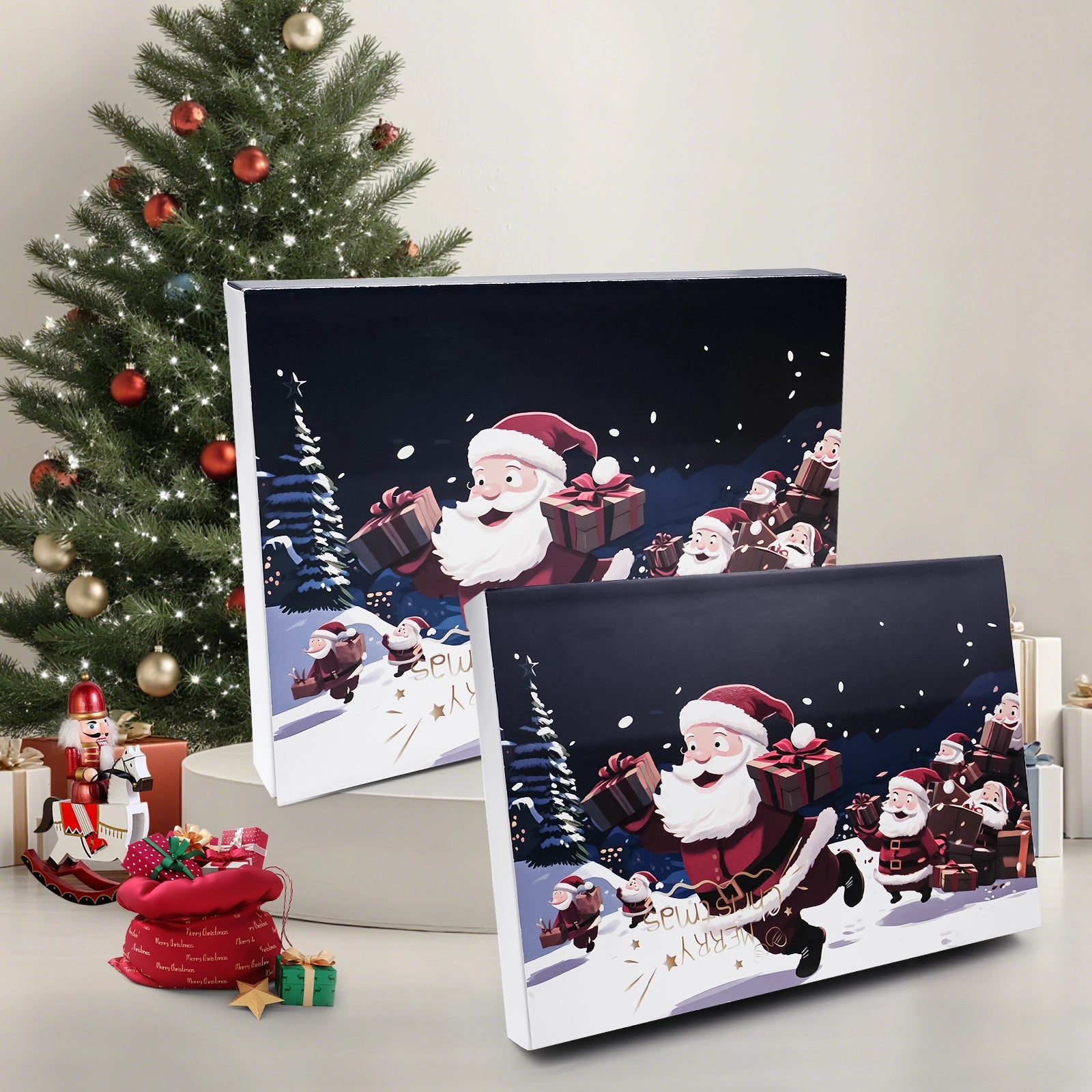 Christmas DND dice blind box countdown calendar, random surprise dice pytr, Christmas dice gift DND fans gift - Bear Dice