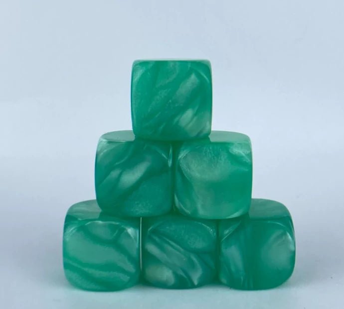 Custom Dice - Acrylic D6 dice, can be engraved with logos, text, patterns, symbols, etc. - Bear Dice