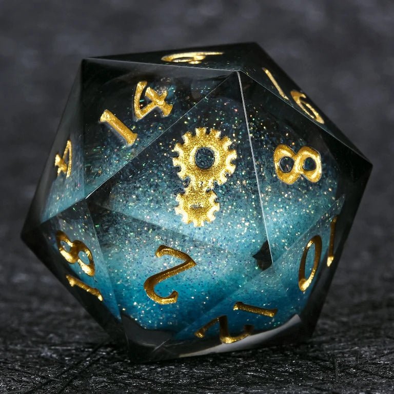 Custom Dice - Liquid Core Wedding Dice Unique Wedding Anniversary Dice Gifts with Engravable Names, Dates, Symbols, Patterns - Bear Dice