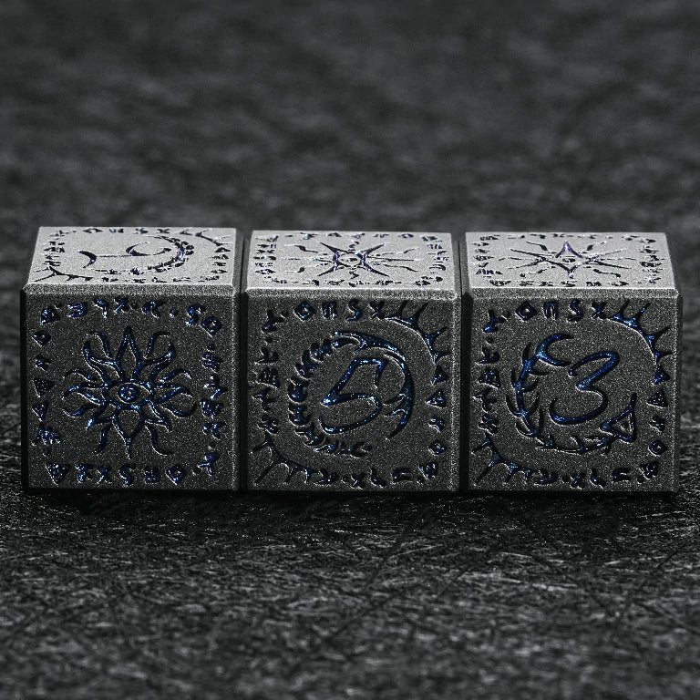 Customizable metal D6 dice, all six sides can be printed with personalized patterns, logos, text, numbers, etc., and can be electroplated with custom colors | Bear Dice