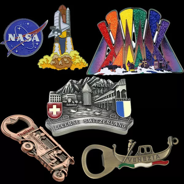 Custom Fridge Magnets — Personalized Metal Magnets for Souvenirs, Gifts & Branding