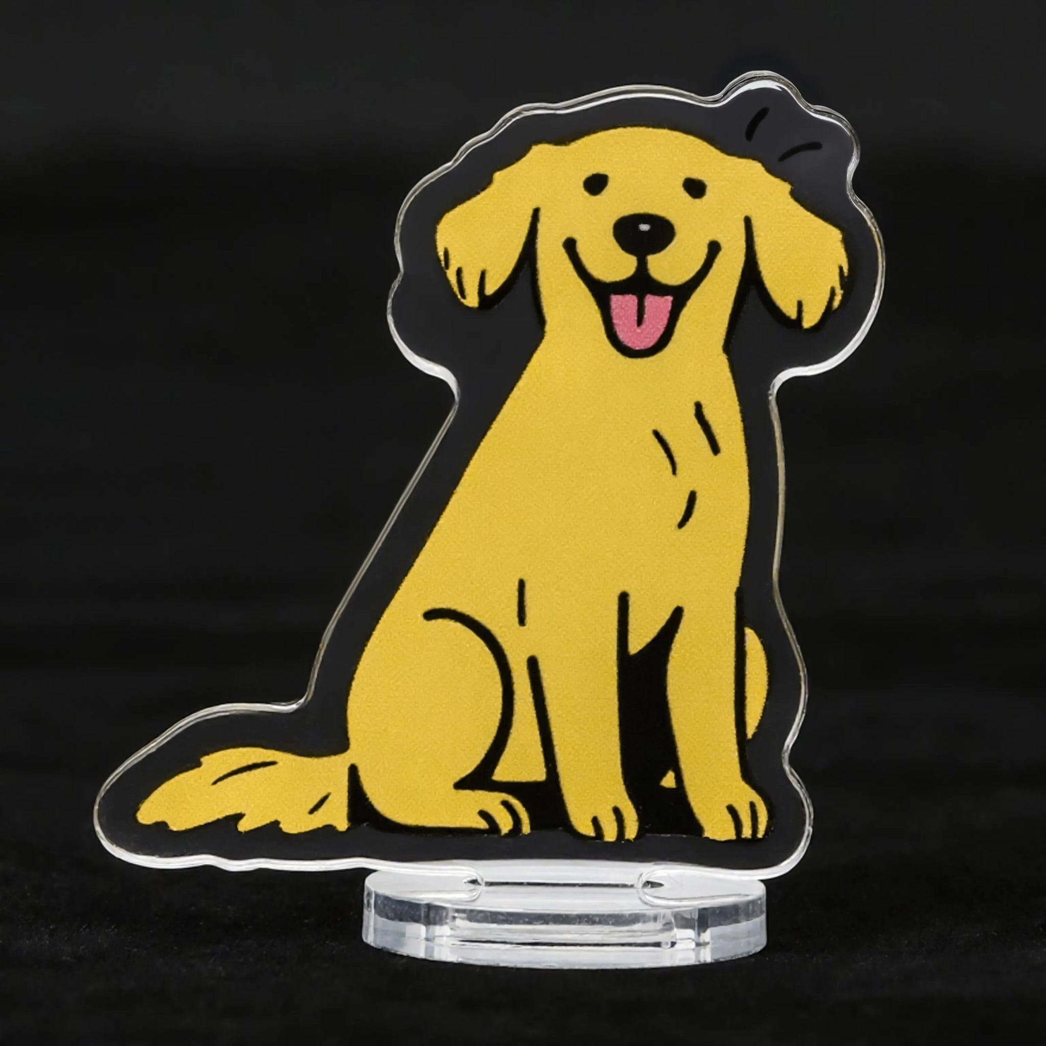 Cute Acrylic Puppy Standee Gift Set - Bear Dice