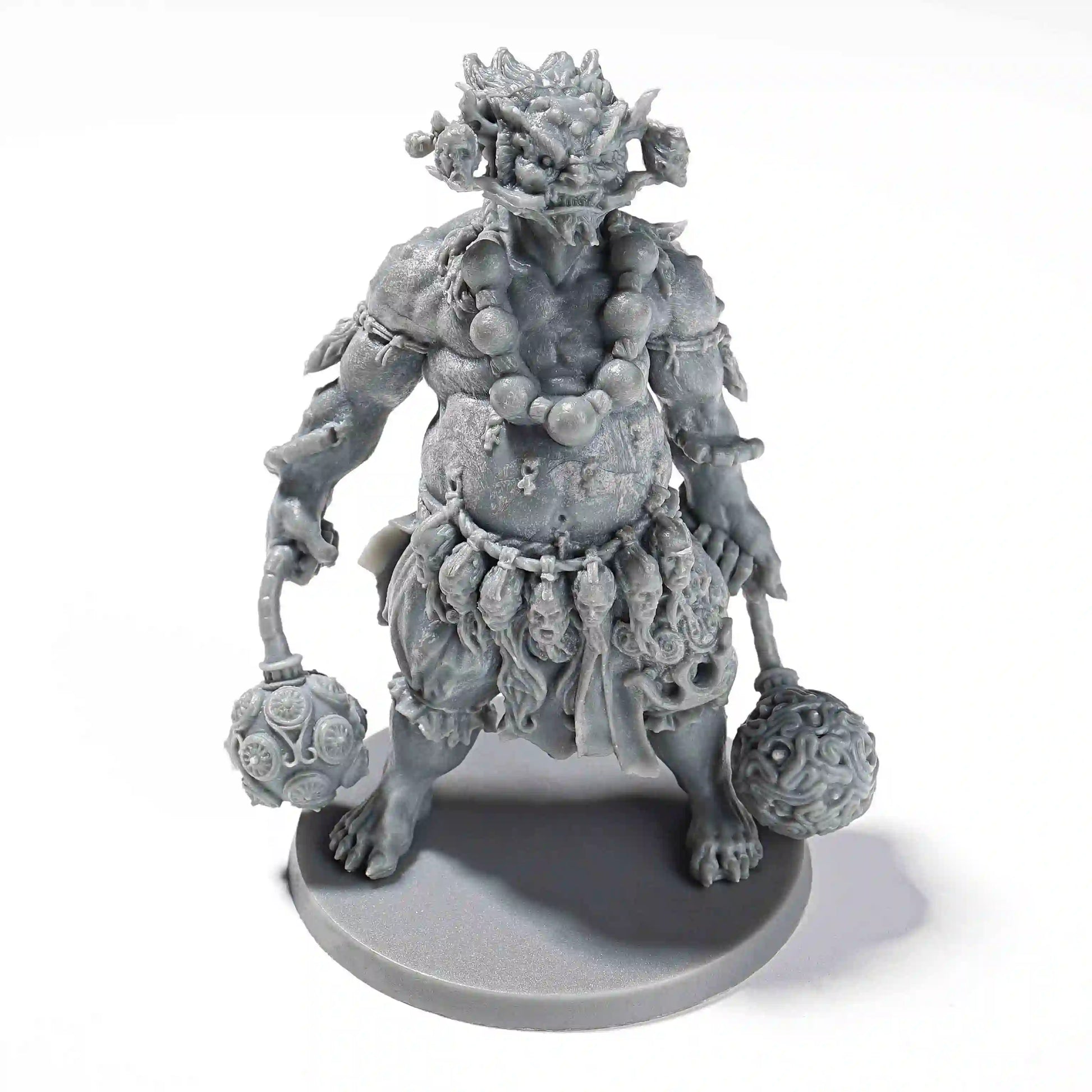 RPG Miniatures - Skeleton Double Ball Hercules with Base | Bear Dice