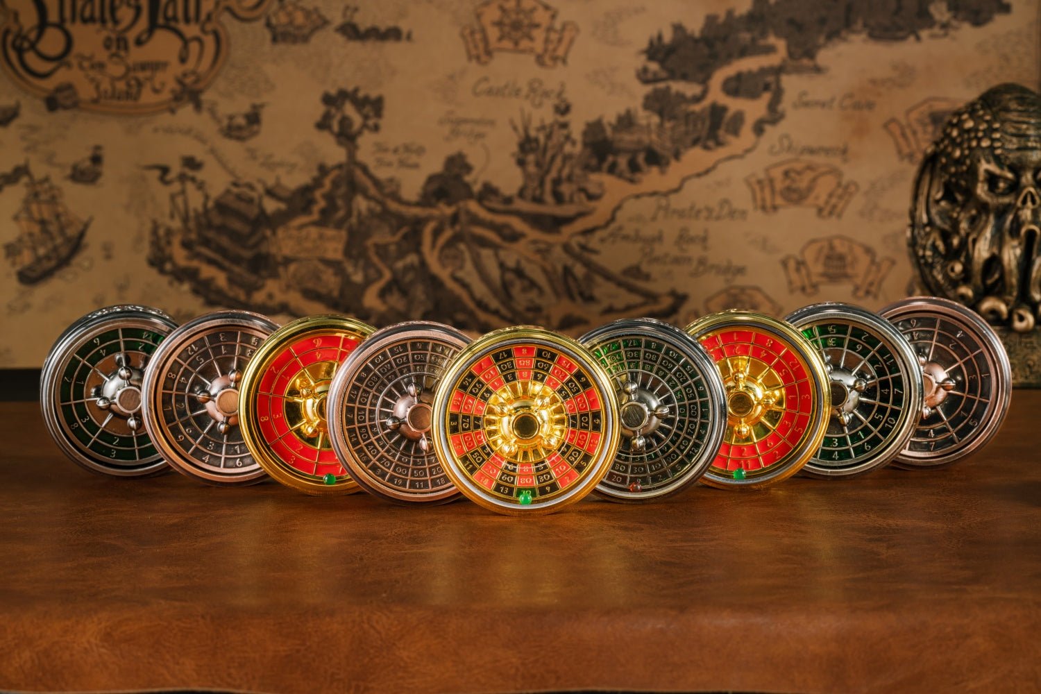 Dice Spinner — Multi - Functional Metal Wheel of Fortune DND Dice Spinner - Bear Dice