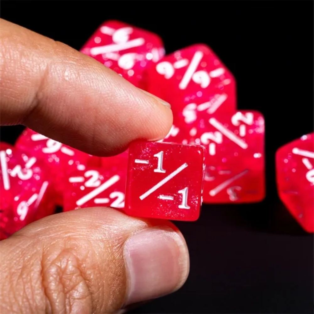 DND dice 12mm glitter D6RPG Baldur's Gate Cthulhu 6 - sided dice - Bear Dice