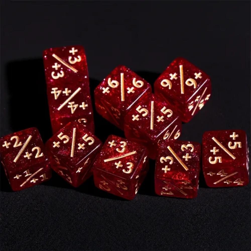 DND dice 12mm glitter D6RPG Baldur's Gate Cthulhu 6 - sided dice - Bear Dice