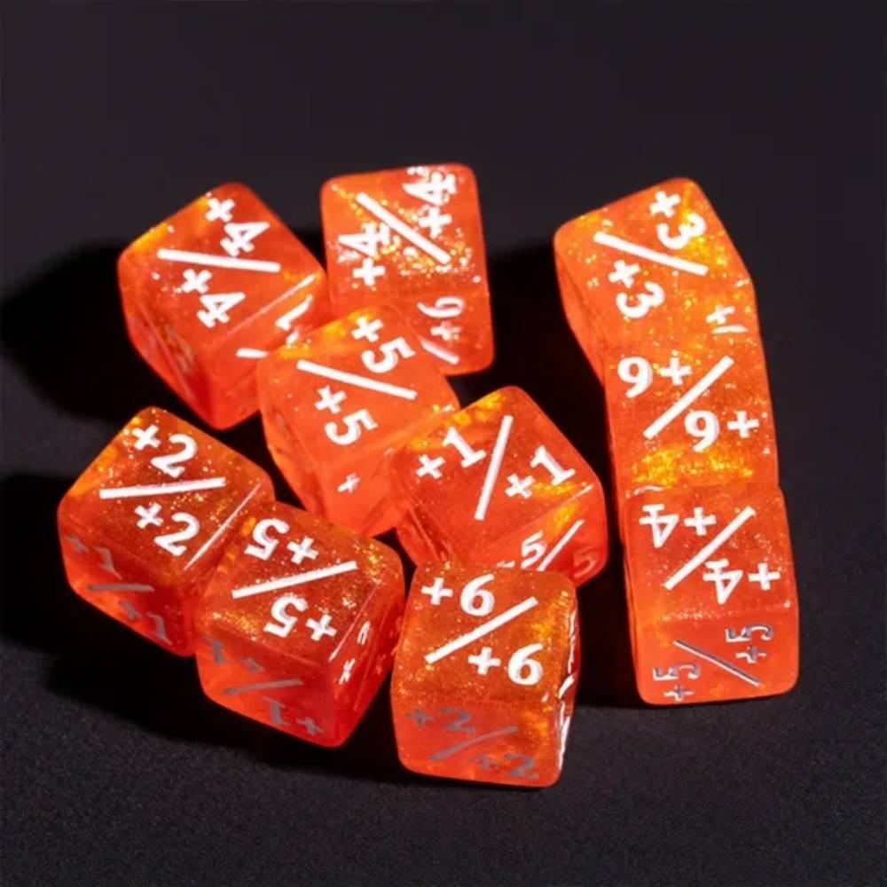 DND dice 12mm glitter D6RPG Baldur's Gate Cthulhu 6 - sided dice - Bear Dice