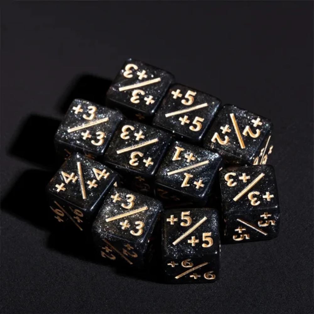 DND dice 12mm glitter D6RPG Baldur's Gate Cthulhu 6 - sided dice - Bear Dice