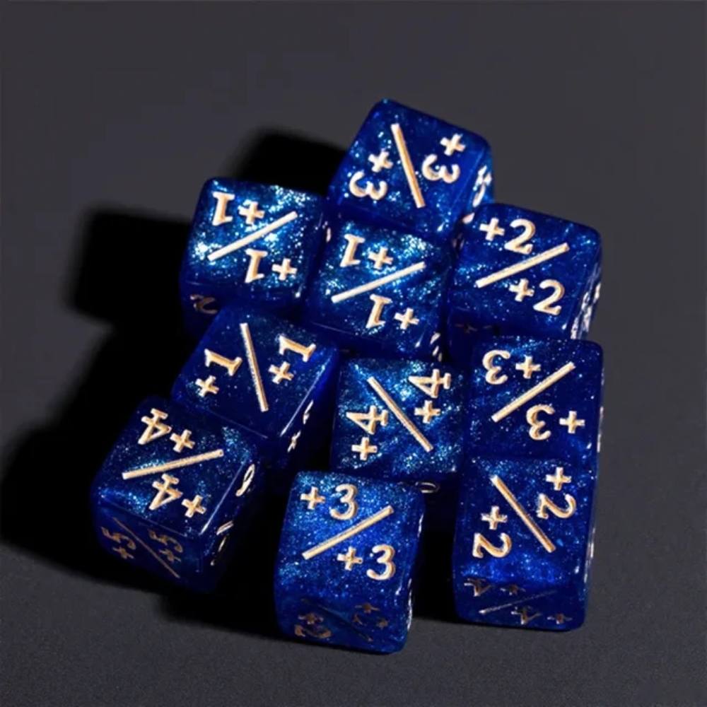 DND dice 12mm glitter D6RPG Baldur's Gate Cthulhu 6 - sided dice - Bear Dice