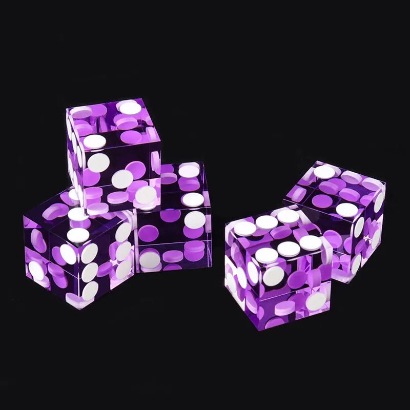 DND Dice - 19mm Transparent Acrylic Dice Texas Hold'em Game Dice - Bear Dice