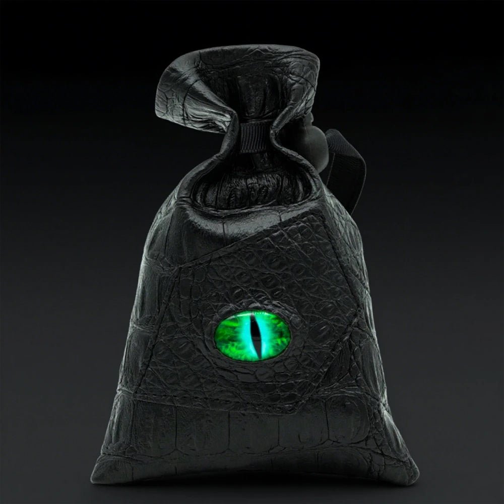 DND Dice Bag - 3D Longan Dice Bag | Crocodile Pattern Dice Bag - Suitable for Role Playing Games - Bear Dice