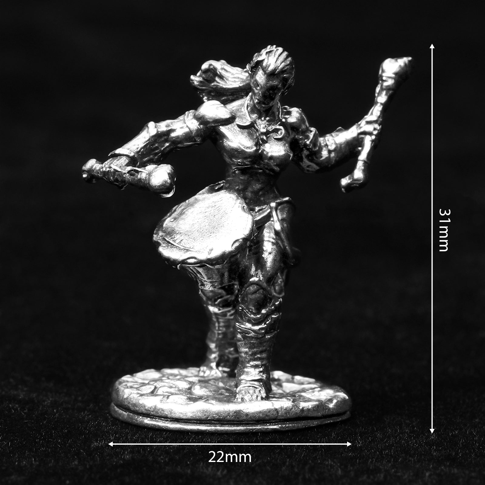 DND Dice board game accessories metal fantasy character miniatures desktop chess collection - Bear Dice