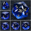 DND Dice - Diamond Cut Sapphire Multi - Sided Dice Set - Bear Dice