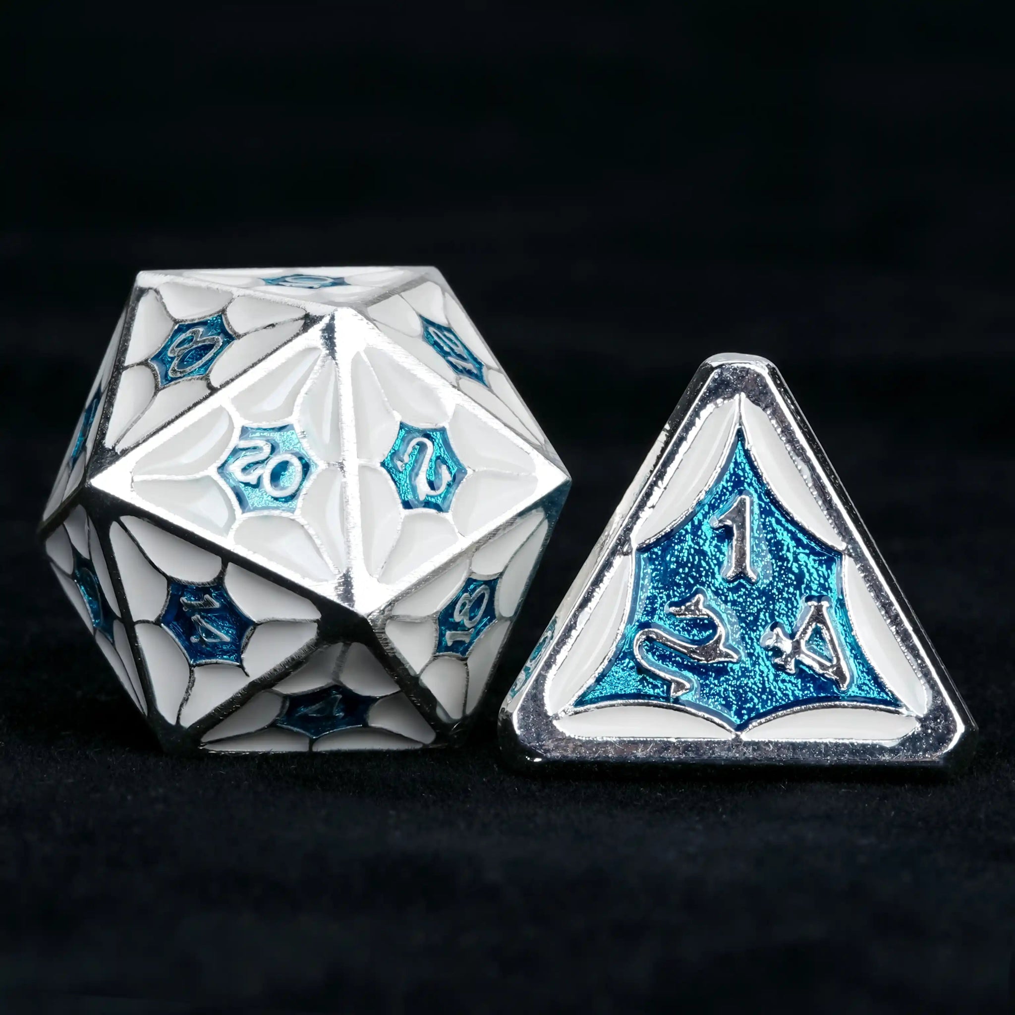 DND Dice - Interstellar Series Metal Dice Set - Bear Dice