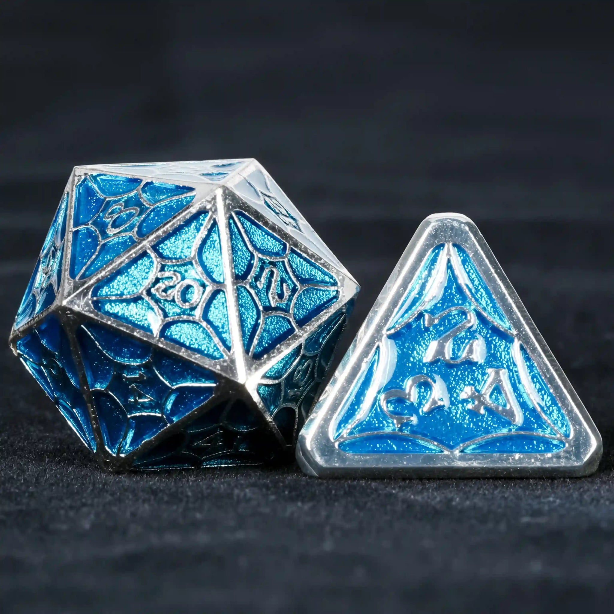 DND Dice - Interstellar Series Metal Dice Set - Bear Dice