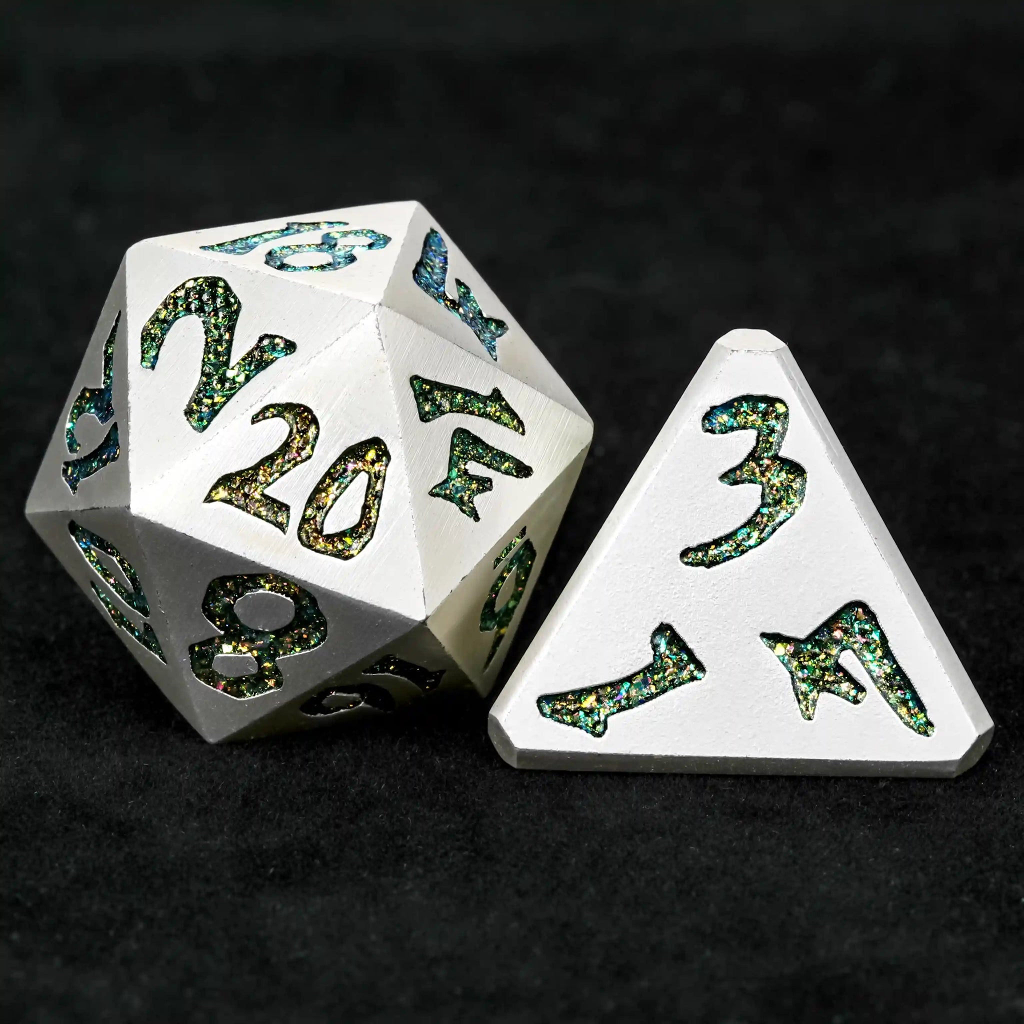 DND Dice – Iron Sentinel Series Metal Dice Set - Bear Dice