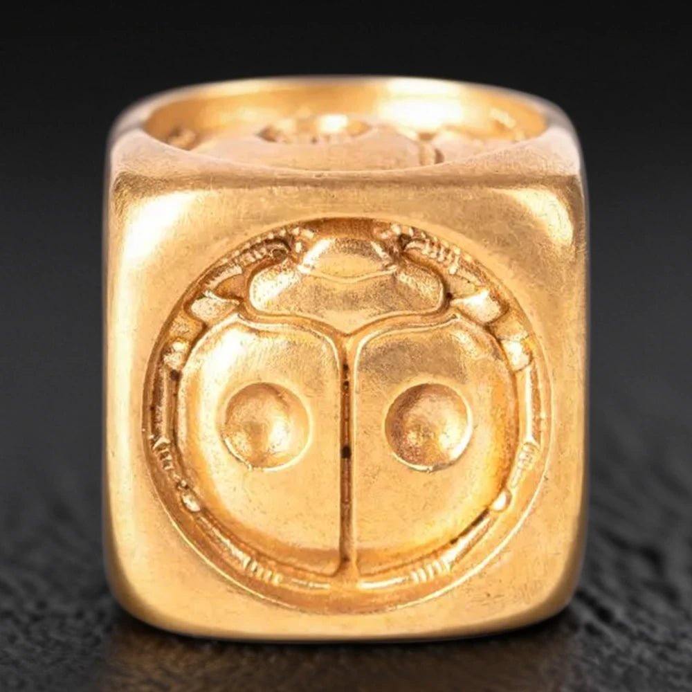 DND Dice Original Fun Lucky Ladybug Metal D6 Dice - Bear Dice