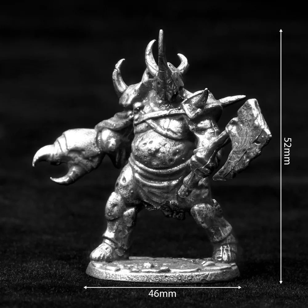 DND Dice Periphery | Metal Dark Style War Chess Fantasy Race Soldier Miniatures - Bear Dice