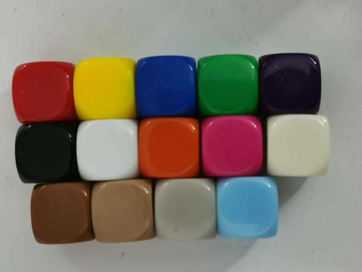 Custom Personalized Dice - Acrylic D6 dice, can be engraved with logos, text, patterns, symbols, etc