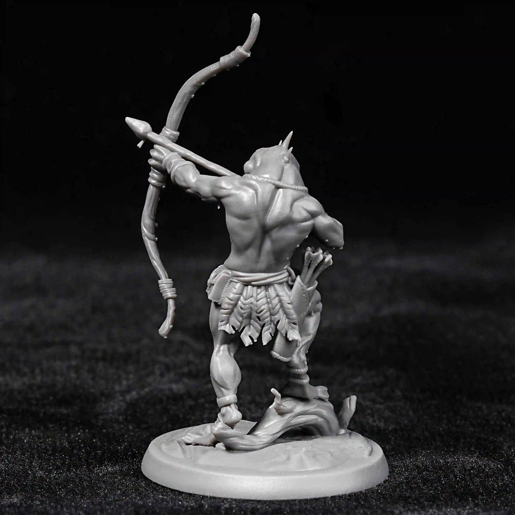 Frogman Archer DND Character Miniature Model - Bear Dice